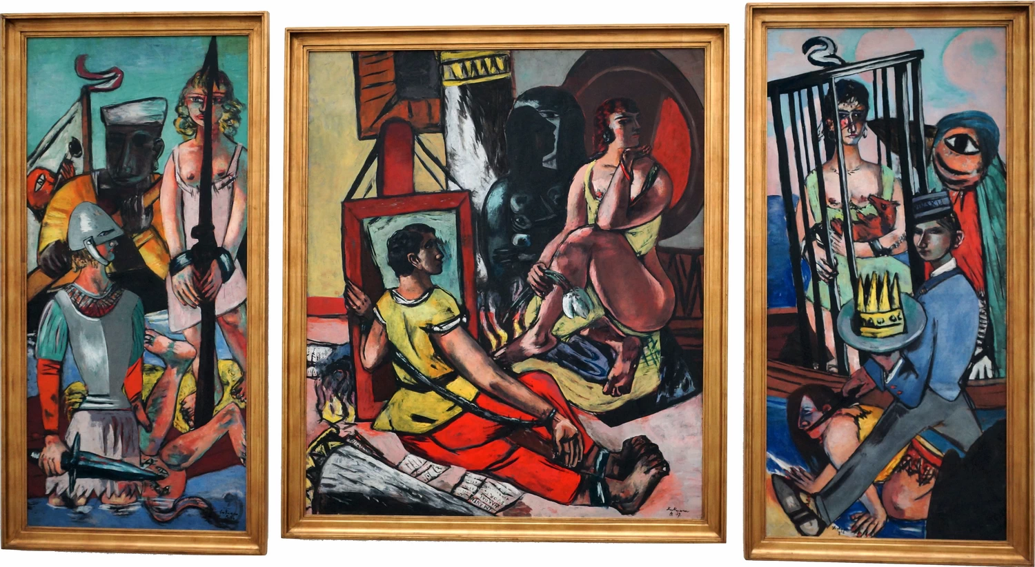 Tentazione (Tentazione di sant'Antonio) [Trittico], 1936 - Pinakothek der Moderne, München